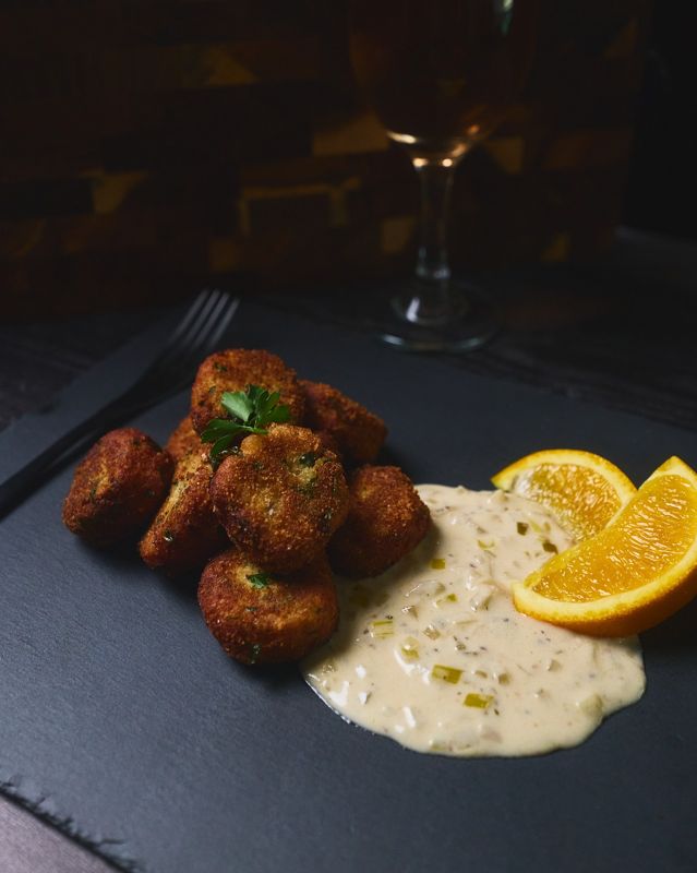 Croquettes with orange